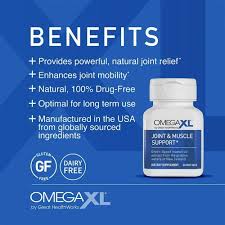 Omega XL Joint Health Supplement with Omega-3 & 30 Essential Fatty Acids – 120 Softgels
