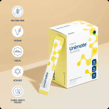 Unicity Unimate Lemon Flavor Supplement – 30 Sachets (EXP 12/2028) | Natural Yerba Mate Energy & Focus Drink | New & Sealed