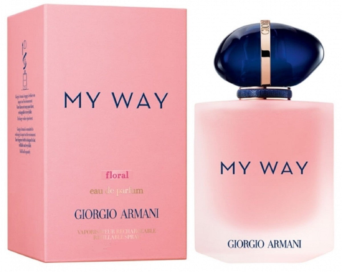 MY WAY FLORAL by Giorgio Armani Eau de Parfum for Women 1.7 oz / 50 ml – Luxury Floral Fragrance Spray, New & Sealed