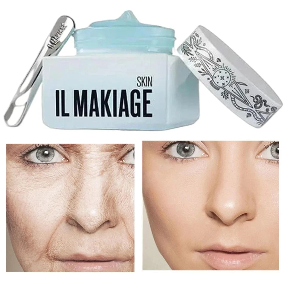 IL MAKIAGE Skin Hydration Moisturizing Face Cream with Applicator – Lightweight Glow Cream